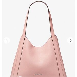 Michael Kors Pink Shoulder Bag with Minimalist Design